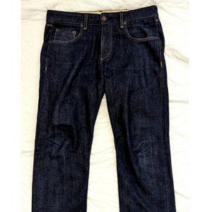 Rage & Bone Slim Straight INDIGO ARCHIVE Selvedge Denim Jeans Size 32 Made USA
